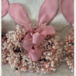 Set of 4 Mini Easter Bunny Cabinet Wreaths
